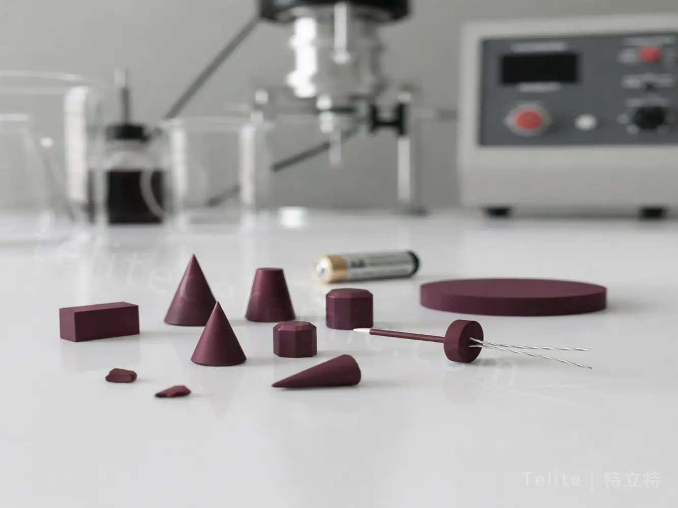 LaB6六硼化镧阴极与发射体,多形状可定制,电子枪热电子发射用 / LaB6 thermionic cathode emitter assorted shapes