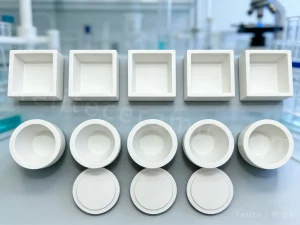 氮化硼（BN）坩埚主图（多规格） / Boron Nitride (BN) Crucible Main Image (Multiple Sizes)