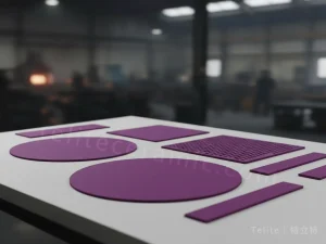 六硼化铈CeB₆超薄圆片方片与复杂孔槽板件（热压致密多晶）｜CeB6 thin discs plates sheets with holes slots