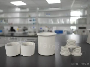 氮化硼高温坩埚，用于熔炼与高温反应实验，耐热震、非润湿特性｜BN high-temperature crucible for melting & reaction