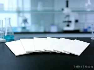 热压六方氮化硼板/片（hBN/HPBN），可机加工用于电绝缘、热区隔热与衬板/挡板/盖板定制｜Hot-pressed hBN plate/sheet, machinable for insulation and thermal shielding parts