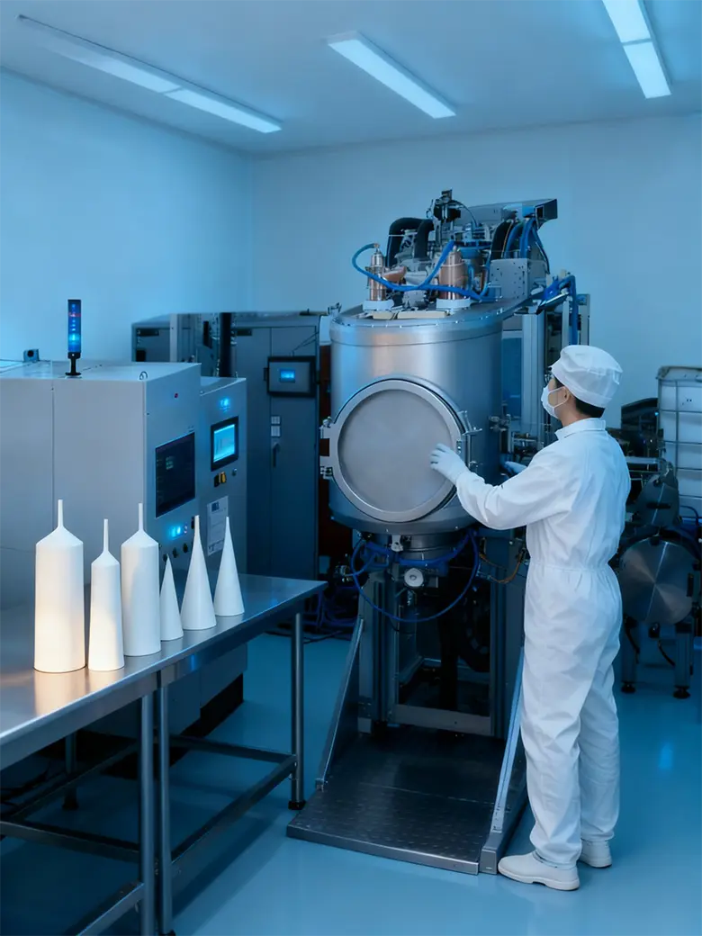 真空镀膜与蒸发设备应用场景（高纯工业陶瓷部件）