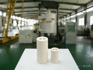 多孔陶瓷管 双孔四孔结构 高温真空定制 Multi-hole ceramic tube for high temperature and vacuum systems