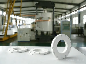 屏蔽环绝缘垫陶瓷结构件 磁铁安装绝缘垫 Ceramic insulation pad for shield ring and magnet installation