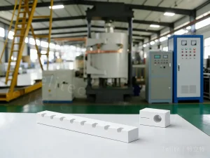 梳齿结构陶瓷件 高温真空分隔结构 定制加工 BN复合陶瓷氧化铝可选 Comb-tooth ceramic structural component for high-temperature and vacuum systems, customizable in BN, composite ceramics or alumina