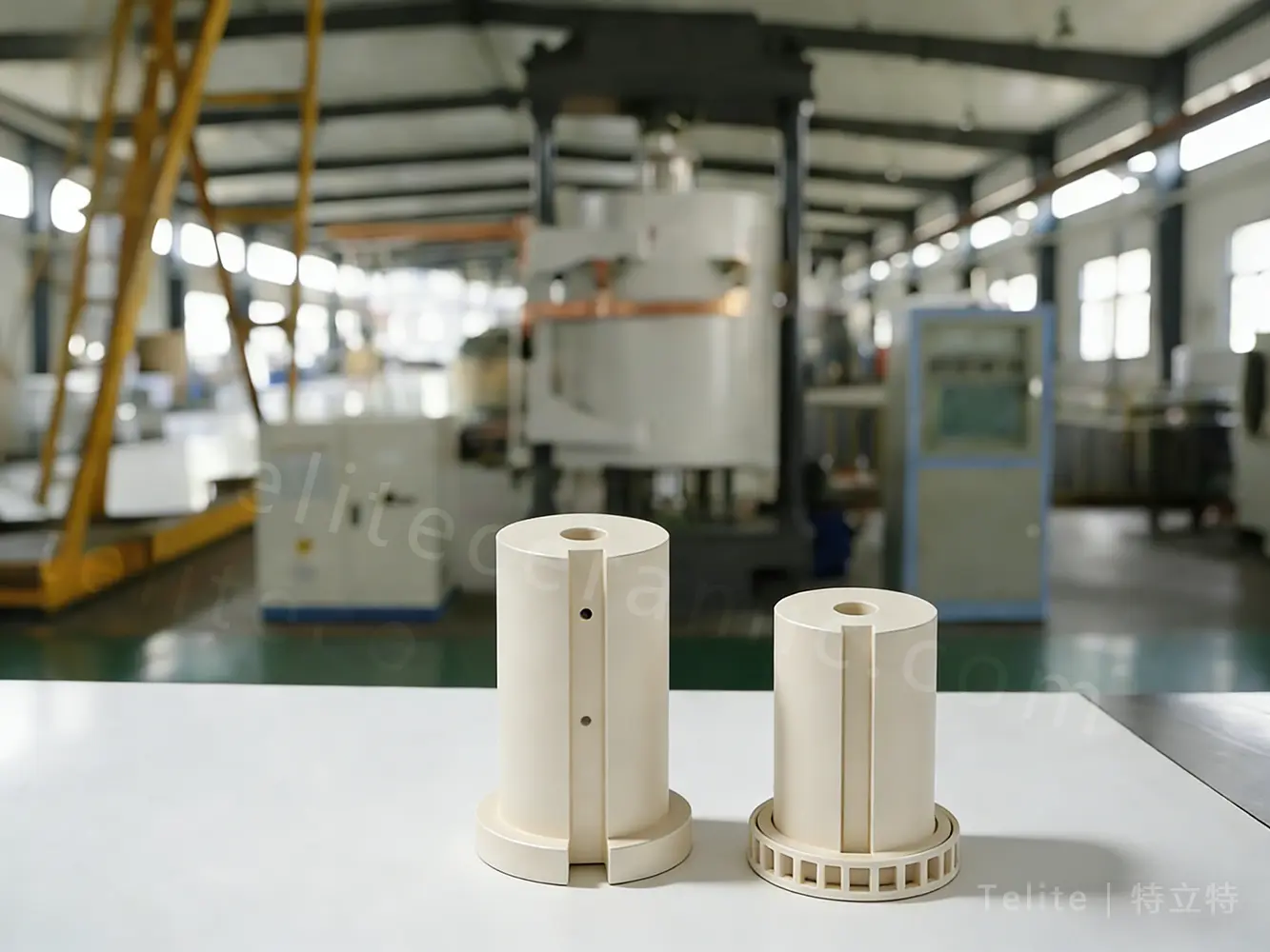 绝缘支撑环陶瓷结构件 高温真空绝缘支撑环 Ceramic insulating support ring for high temperature vacuum systems