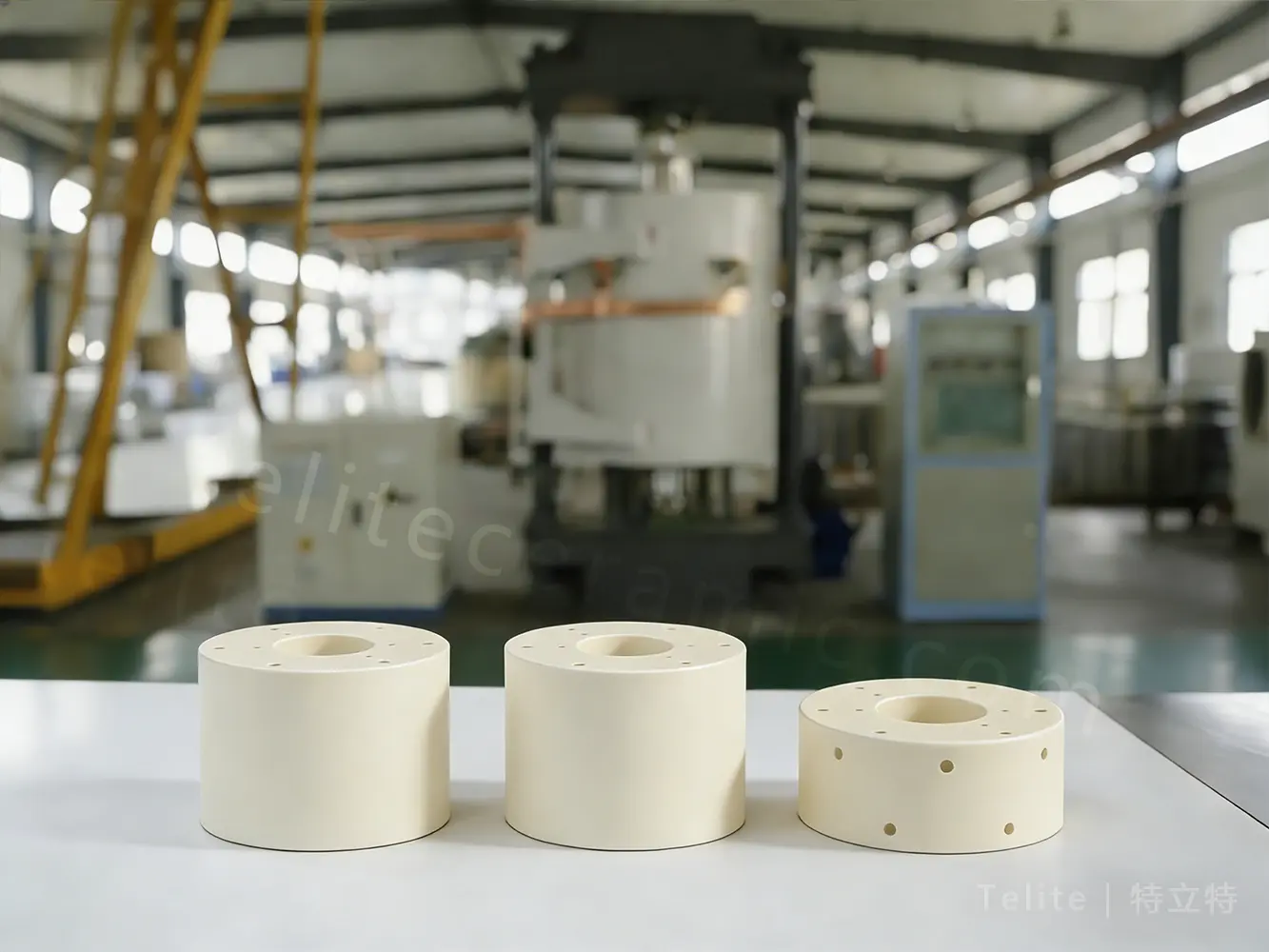 通道结构陶瓷件 高温真空流道定制 BN氧化铝可选 Ceramic channel component for high temperature systems