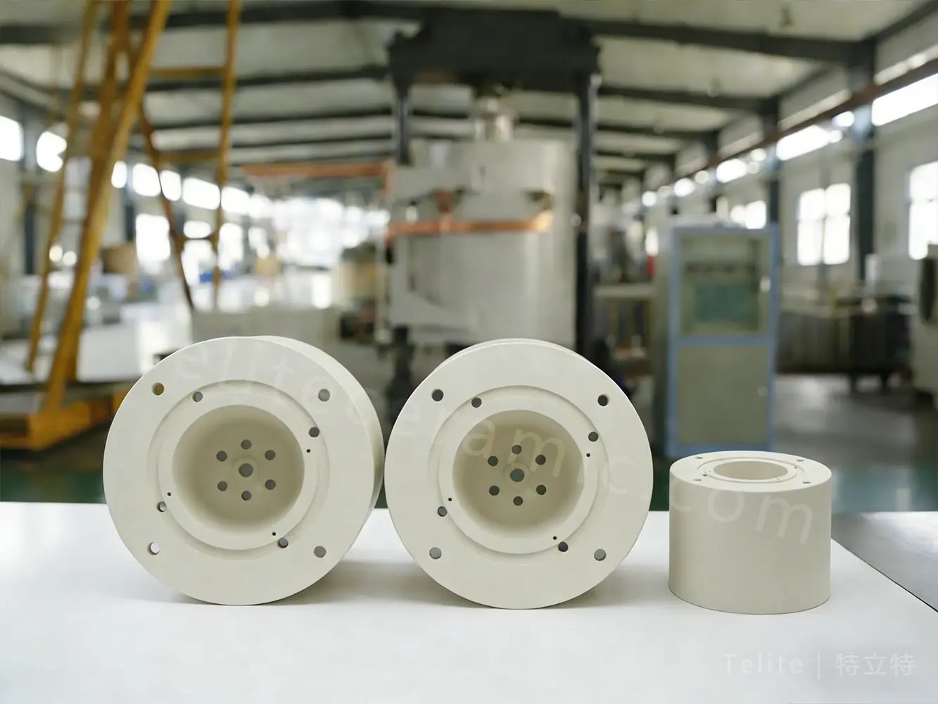 阴极管气路绝缘陶瓷结构件 真空放电系统定制 BN氧化铝可选 Ceramic insulation component for cathode gas-line in vacuum systems
