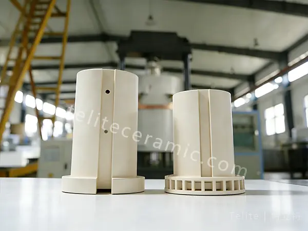 陶瓷绝缘支撑环 真空设备隔离结构 Ceramic insulating support ring for vacuum equipment