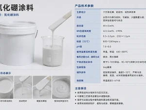 氮化硼涂料水性高温隔离涂层产品展示与技术参数｜Boron nitride coating water-based high-temperature insulation slurry product overview and technical parameters