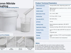 Boron nitride coating water-based high-temperature release coating product overview and technical parameters